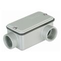 "Condulete Alumínio E 1/2"" BSP Cinza Com Tampa Com Vedação E002030020 Wetzel | Dimensional - Visão geral do produto
