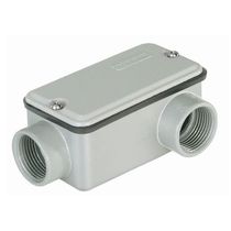 Condulete Alumínio E 1/2" BSP Cinza Com Tampa Com Vedação E002030020 Wetzel