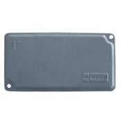Tampa Metálica Condulete Alumínio Pintado Cinza Cega 1/2 3/4" TC10 V+P E011000012 Wetzel