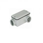 Condulete Alumínio LL 3/4" NPT Cinza Com Tampa Com Vedação E002052030 Wetzel