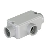 Condulete Alumínio LR 3/4" NPT Cinza com Tampa E002062030 Wetzel