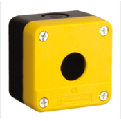 Botoeira Vazia Plástico Amarelo 1 Furo 22mm XALB01YC Schneider