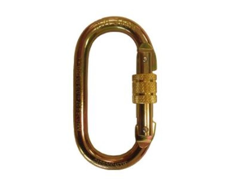 Mosquetão Oval Aço 25 Kn - CG670 - CARBOGRAFITE - Dimensional