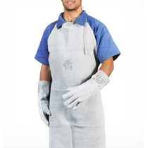 Avental Frontal Raspa Cinza Sem Emenda Tiras/Elástico 1,20x0,60m - AV-12060SE CA 13989 Zanel