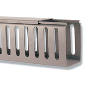 Canaleta Semiaberta Pvc Cinza 50mm 80mm 2000 Mm - HD9PF - Hellermann