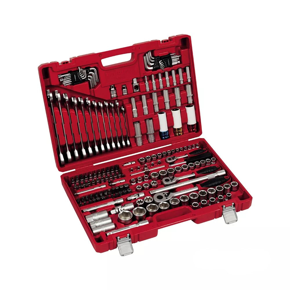 Kit Jogo Ferramentas Chave Comb/Chave L/Soq/Bit/Acess 178 Peças
