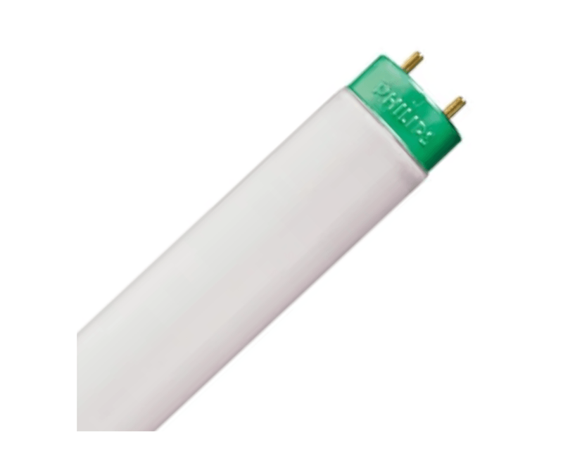 Lâmpada Fluorescente Tubular T8 4000K G13 18W TLD18W-840-ECO Philips | Dimensional - Imagem meramente ilustrativa - Item inclinado para direita