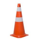 Cone Sinalização Com Refletivo Polipropileno Laranja / Branco 750 Mm - KTELI