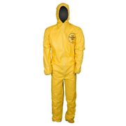 Macacão Tychem Qc Amarelo Com Capuz Com Ziper - QC127T D14651152 - DUPONT