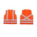Colete Sinalização Blusão Poliéster Ziper Com Refletivo Laranja VIC71160 - VICSA BRASIL Tam M | Dimensional - Visão geral do produto