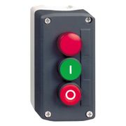 Botoeira Montada Pc 1 2 Botões Verde e Vermelho 1NA+1NF XALD363B Schneider