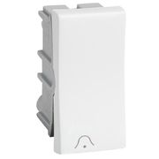 Módulo Interruptor 1 Campainha Embutir 250V 2A Branco Pialplus 611002 Pial Legrand