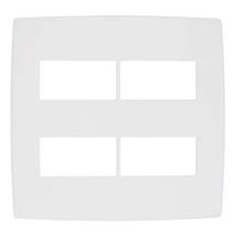 Placa 2+2 Separ 4X4" Branco Pialplus 618514 Pial Legrand