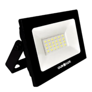 Refletor de LED Preto IP65 20W 100-240V 6500K 03261B Ourolux