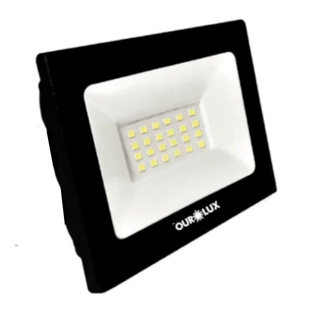 Projetor Led Pt Ip65 1 Lamp 20W 100-240V 6500K 03261B - Ourolux ...