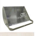 Projetor MIST Merc. Sódio Met. CZ SOB 400W E40 | Dimensional -  produto destracando a entrada da lampada e mostrando a alça de fixação