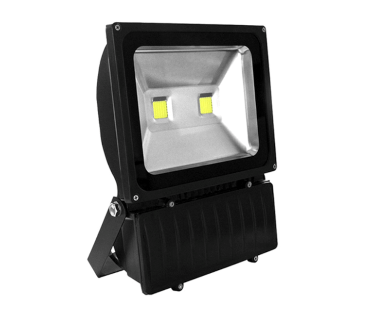 Refletor Preto Retangular 127/220V LED38.23 Foxlux - Imagem vista de frente