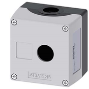 Botoeira Vazia ABS Cinza 1 Furo 22mm 3SU18010AA000AB1 Siemens
