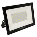 Refletor de LED Preto IP65 1 Módulo 100W 110/220V 6500K SUPERLED 03267 Ourolux