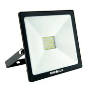 Refletor de LED Alumínio Branco 10W Bivolt6500K SUPERLED 03260 Ourolux
