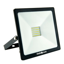 Refletor de LED Alumínio Branco 10W Bivolt6500K SUPERLED 03260 Ourolux