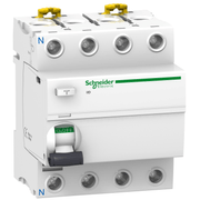Disjuntor Diferencial residual Acti 9 iID RCCB Tetrapolar 40A 30mA tipo A-SI A9R91440 Schneider