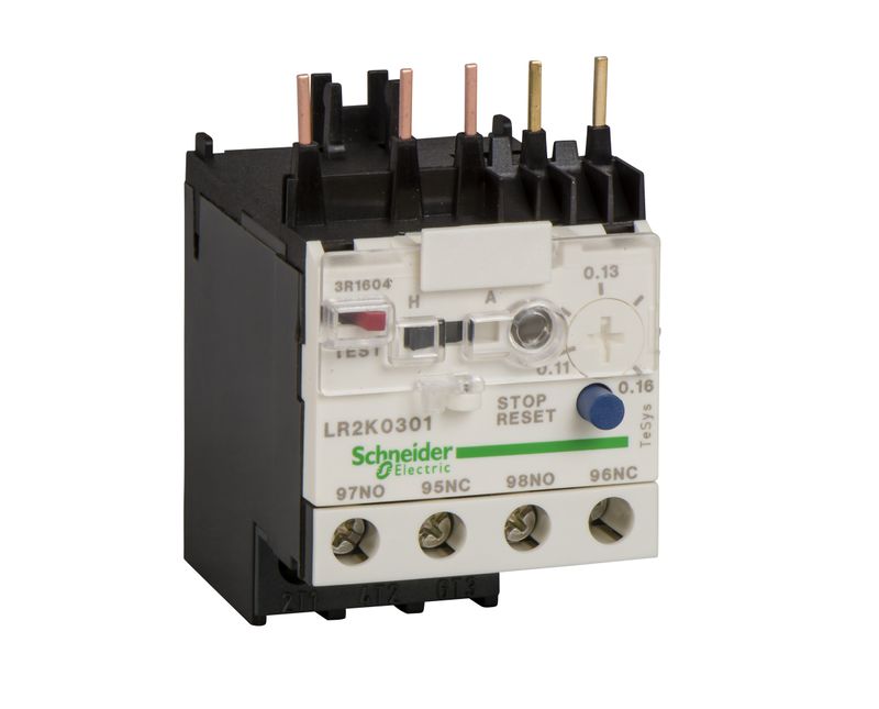 Rele Proteção Térmica Tripolar 1na+1nf 8-11,5a LR2K0316 Schneider  - Dimensional | Visão geral do produto