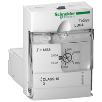 Unidade de controle standard trifásico classe 10 0.35 a 1.4A 24VCC TeSys U. LUCA1XBL Schneider
