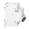Disjuntor Mini Tripolar 10a 400VCA C 3KA Schneider | imagem voltada para a esquerda