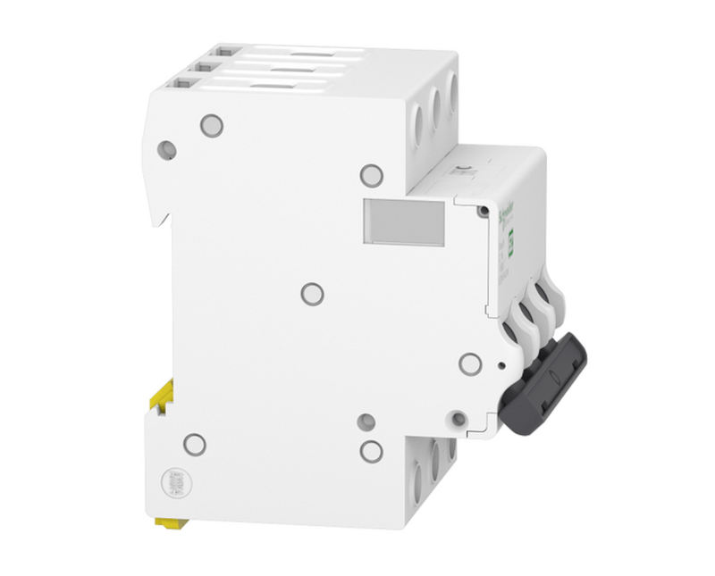 Disjuntor Mini Tripolar 10a 400VCA C 3KA Schneider | imagem voltada para a esquerda