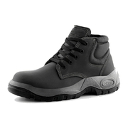 Botina Vaqueta cor Preta Poliuretano Bidensidade Palmilha Antibacteriana Cadarço Tamanho 41 BT903CDTR03393 CA 26728 BOMPEL