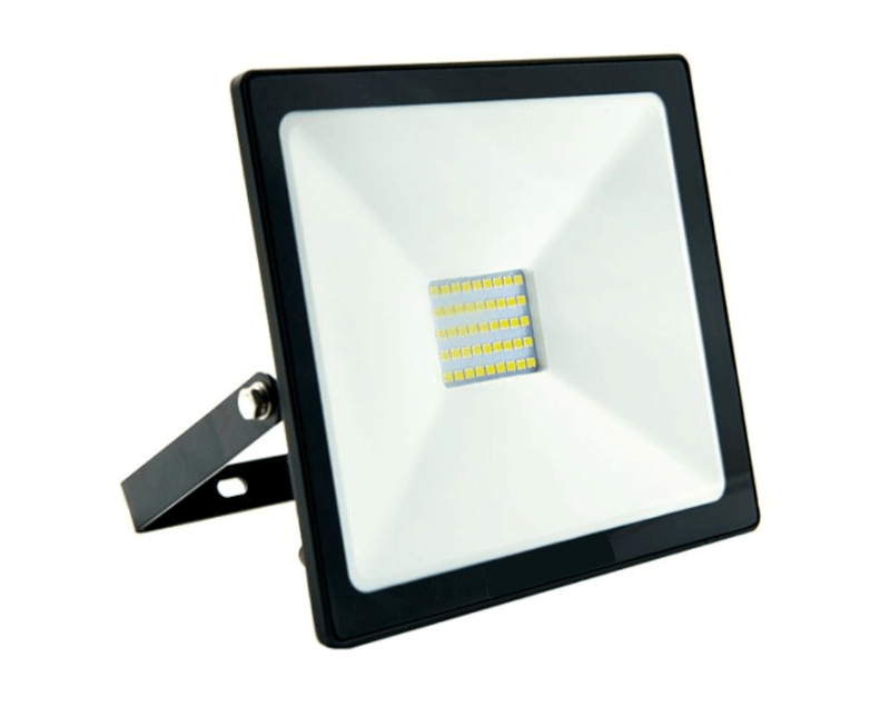 Refletor de LED Alumínio Preto Ip65 50W Biv 6500K Superled 3265 Ourolux