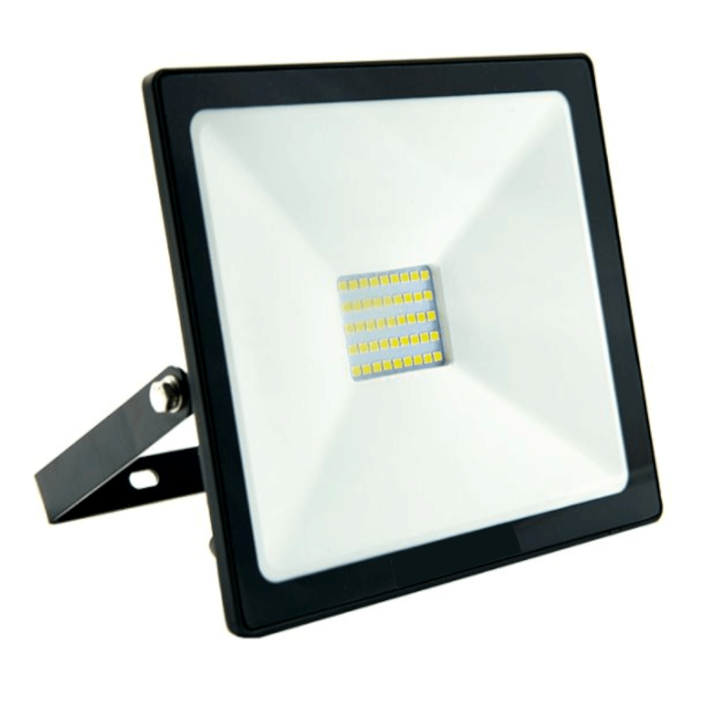 Projetor Led Al Pt Ip65 50W Biv 6500K Superled 3265 - Ourolux - Dimensional