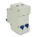 Disjuntor Mini Bipolar 32a 440VCA/250vcc C 4KA | Diagonal esquerda do produto