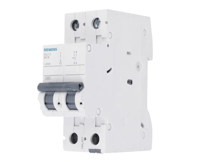 Disjuntor Mini Bipolar 63a 127/220v C 5KA - Diagonal