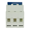 Disjuntor Mini Tripolar 63a 440VCA/250vcc C - Diagonal Traseira