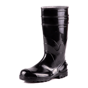 Bota Profissional PVC Preta Cano Longo Com Forro Sem Bico 85BPL600 Tamanho 40 CA 37455 Bracol