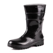 Bota Profissional PVC Preta Cano Curto Com Forro Sem Bico 82BPC600 Tamanho 42 CA 37456 Bracol