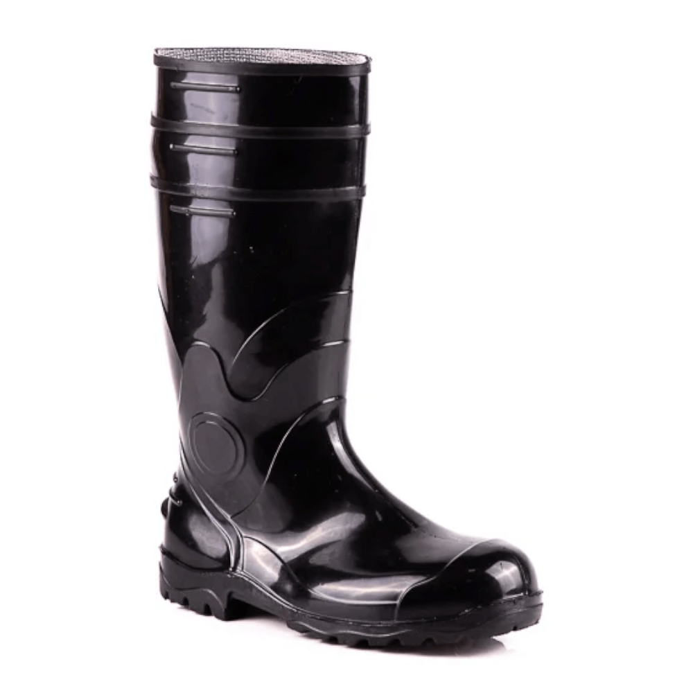 Bota Profissional PVC Preta Cano Longo Com Forro Sem Bico 85BPL600 ...