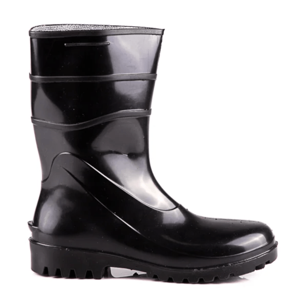 Bota Profissional PVC Preta Cano Curto Bracol | Dimensional - Dimensional
