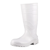 Bota Profissional PVC Branca Cano Longo Com Forro Sem Bico 85BPL600 Tamanho 44 CA 37455 Bracol