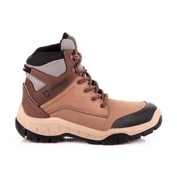 Botina Cadarço Areia Bidensidade Biqueira Plastica 4064MAAG4460LH