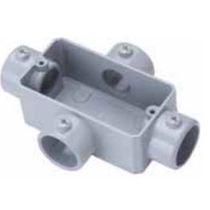 Condulete Alumínio X 3/4" BSP Cinza Sem Tampa Pint 56109002 Tramontina
