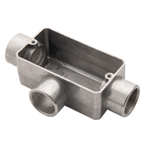 Condulete Alumínio T 1/2" BSP Cinza Sem Tampa Pint 56106001 Tramontina