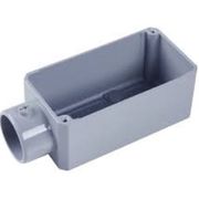 Condulete Alumínio E 3/4" BSP Cinza Sem Tampa Pint 56102002 Tramontina
