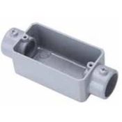 Condulete Alumínio C 1" BSP Cinza Sem Tampa Pint 56101003 Tramontina