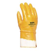 Luva Proteção Quimica/Mecânica Algodão Com Banho Nitrilico Amarela Punho Lona Titanlite 396 Tamanho 9/G Titanlite 396 Mapa Mucambo