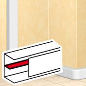 Divisoria Interna Canaleta Pvc 80X35X 2000Mm 10584 - Pial Legrand