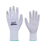 Luva Proteção Corte Polietileno Mesclada Poliuretano 101518009 Tamanho 7/P Volk