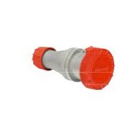 Tomada Acoplamento Femea 3P+T 63A 400V Vermelha 6H Ip67 P730336 Palazzoli